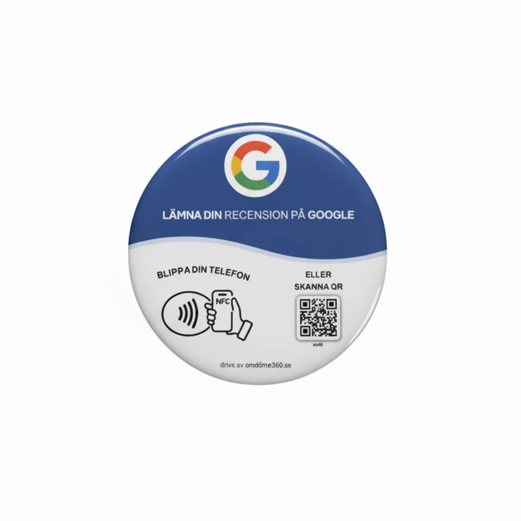 Google Runt Kort – NFC-kort från Omdöme360