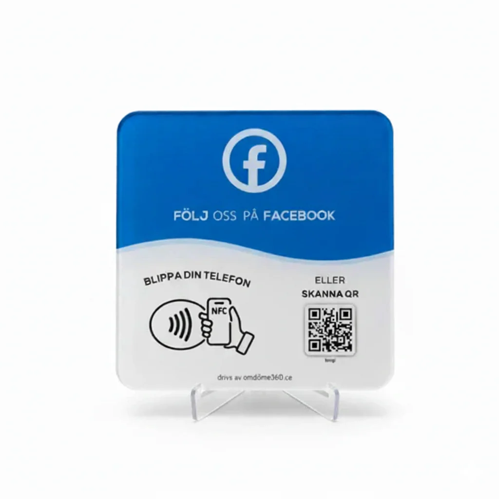 Facebook Kort – NFC-kort från Omdöme360