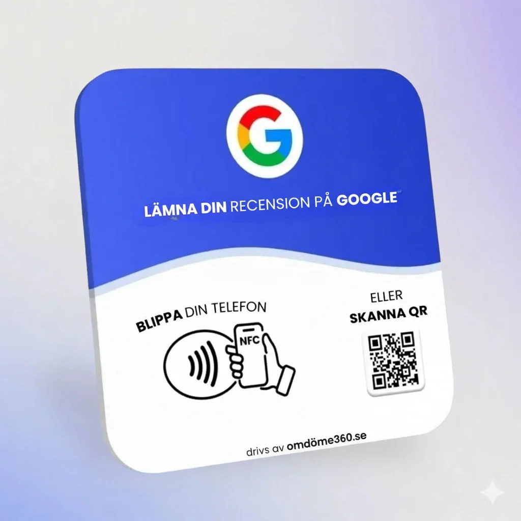Google Kort – NFC-kort från Omdöme360